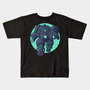 Cyberpunk Marshmallow Mech Man Kids T-Shirt